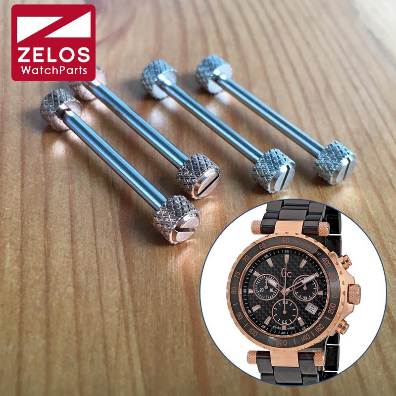 Smartwatch Guess - Tubo a vite in acciaio per