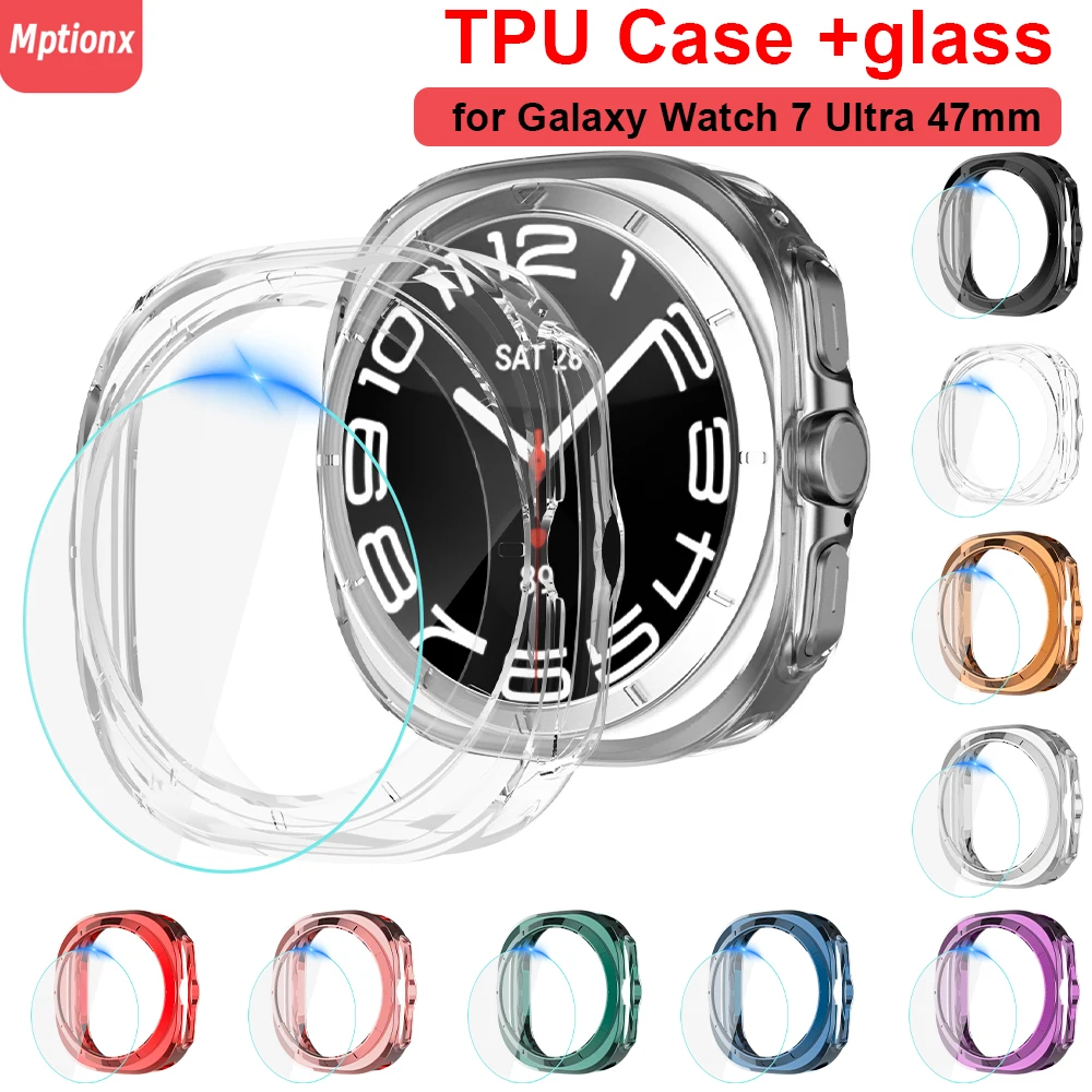 Watch Case Bumper - Vetro + Cover per Samsung Galaxy