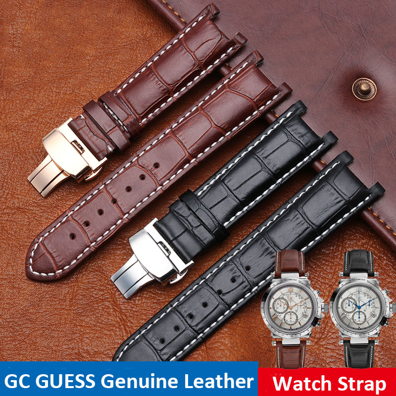 Smartwatch Guess - Cinturino per orologio in pelle dentellata