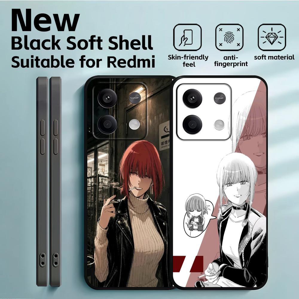 Xiaomi Redmi Note 14 - Cover per telefono morbida nera con