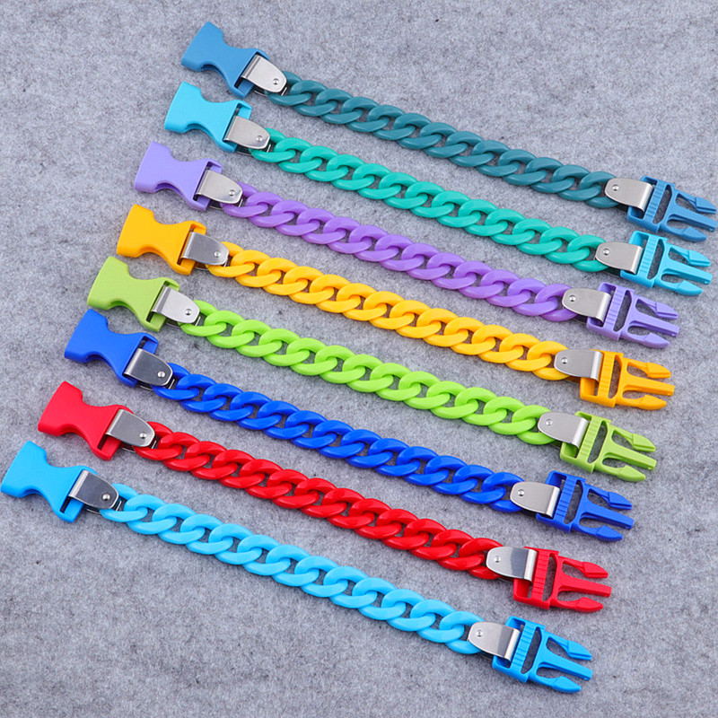 Ceramic Link Bracelet - FishSheep2021 Trend acrilico colorato catena a