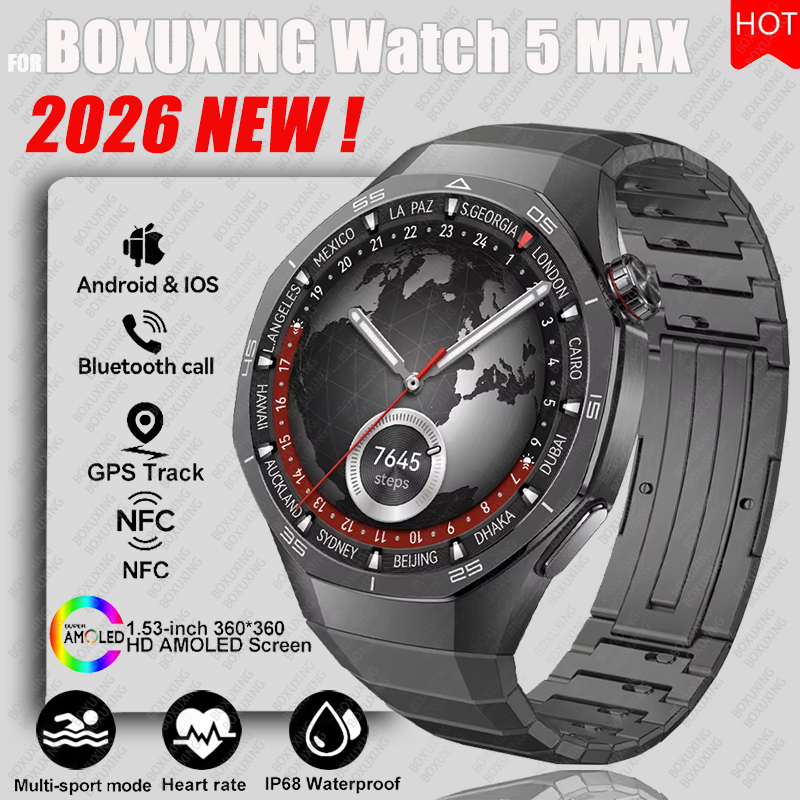 Smartwatch Face - 2026 Nuovo BOXUXING Orologio 5 MAX