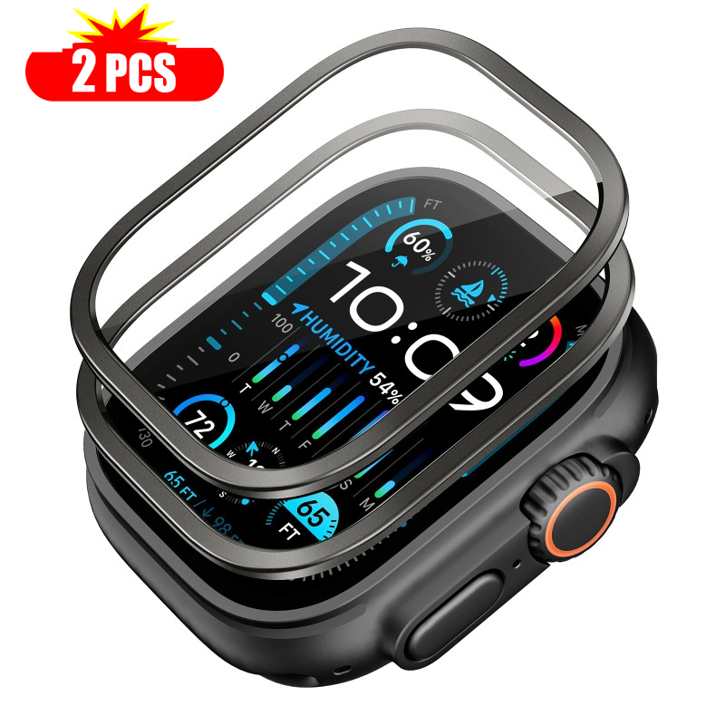 Smart Watch Accessories - 2 pezzi di vetro temperato per