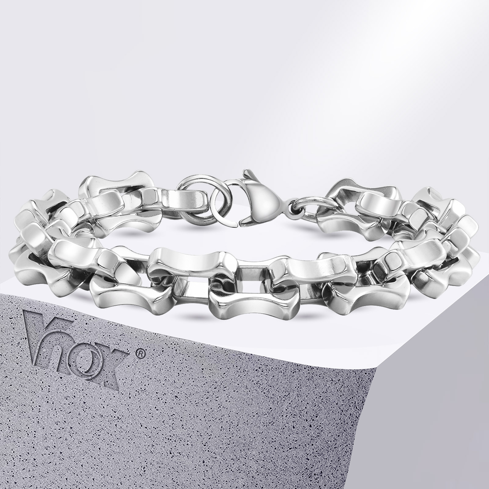 Ceramic Link Bracelet - Bracciali a catena da uomo pesanti