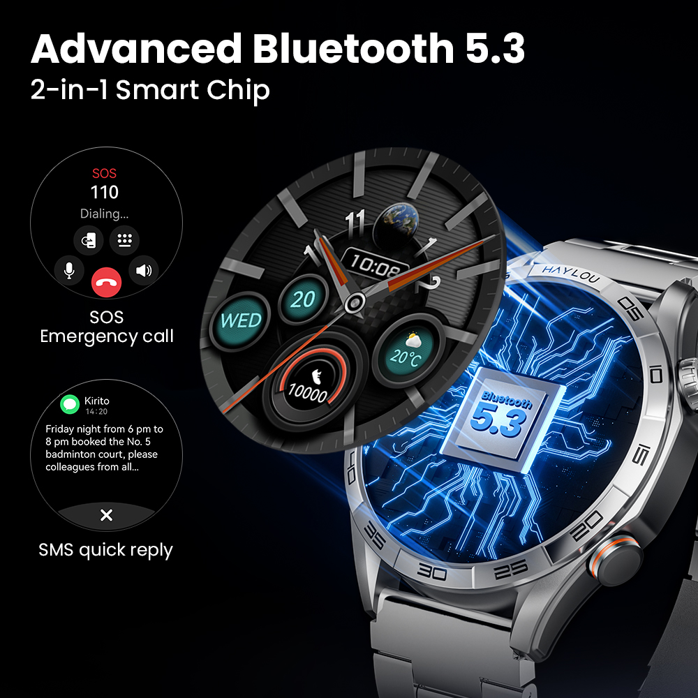 HAYLOU Solar 5 Smartwatch con  - Smartwatch Face recensione e prezzo