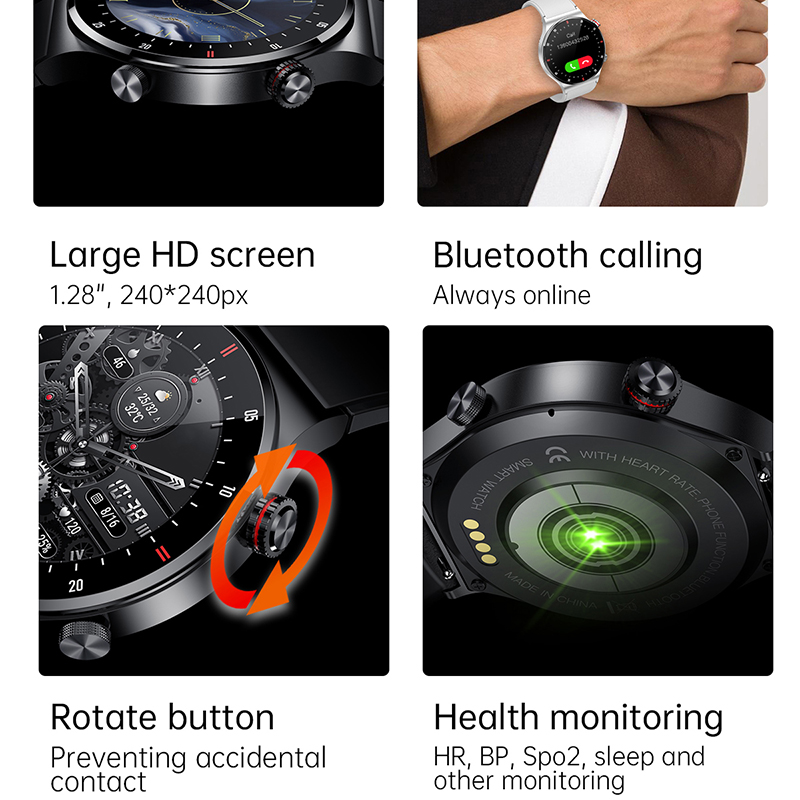 GPS ECG + PPG Chiamata Bluetoo - Smartwatch Face recensione e prezzo