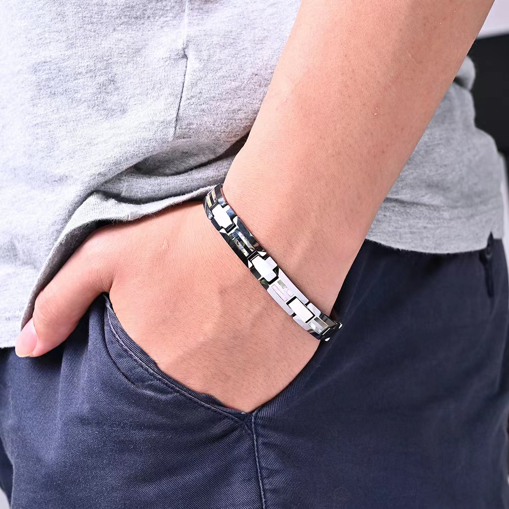 10mm Havey Punk Bracciale in c - Ceramic Link Bracelet recensione e prezzo