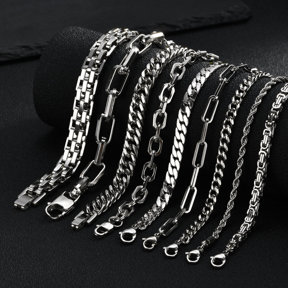 Bracciali a Catena da Uomo in  - Ceramic Link Bracelet recensione e prezzo