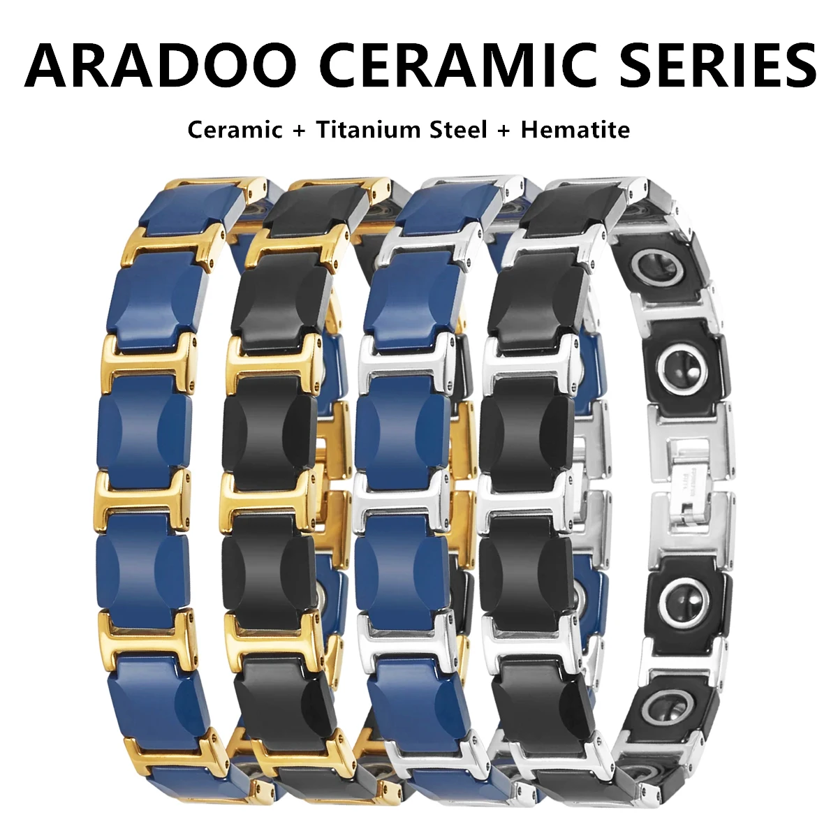 Bracciale in ceramica blu sogn - Ceramic Link Bracelet recensione e prezzo