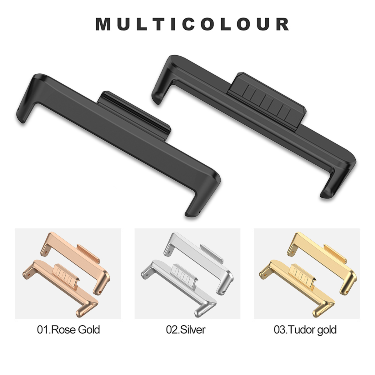 1 Paio di Connettori Metallici - Watch Band Connector recensione e prezzo