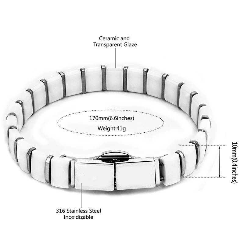 Braccialetti e braccialetti pe - Ceramic Link Bracelet recensione e prezzo