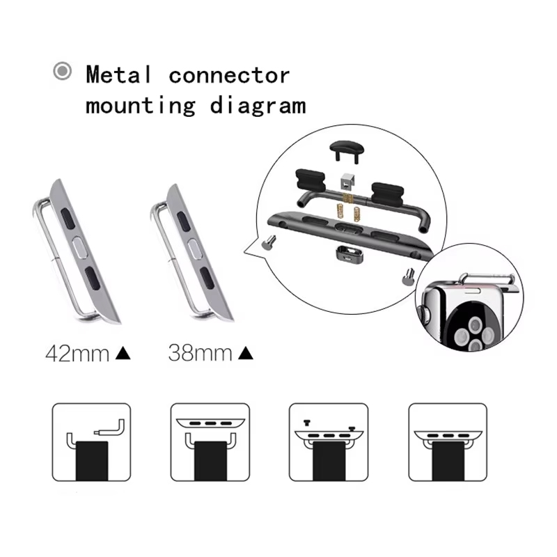 Adattatore connettore in accia - Watch Band Connector recensione e prezzo