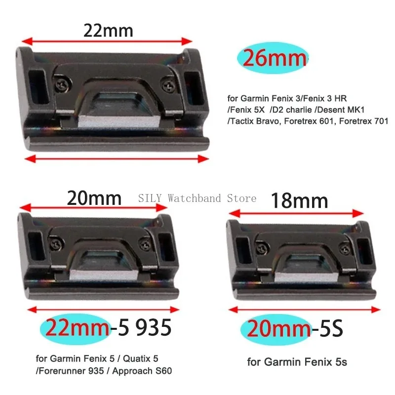 2PCS Quick-Fit cinturini metal - Watch Band Connector recensione e prezzo