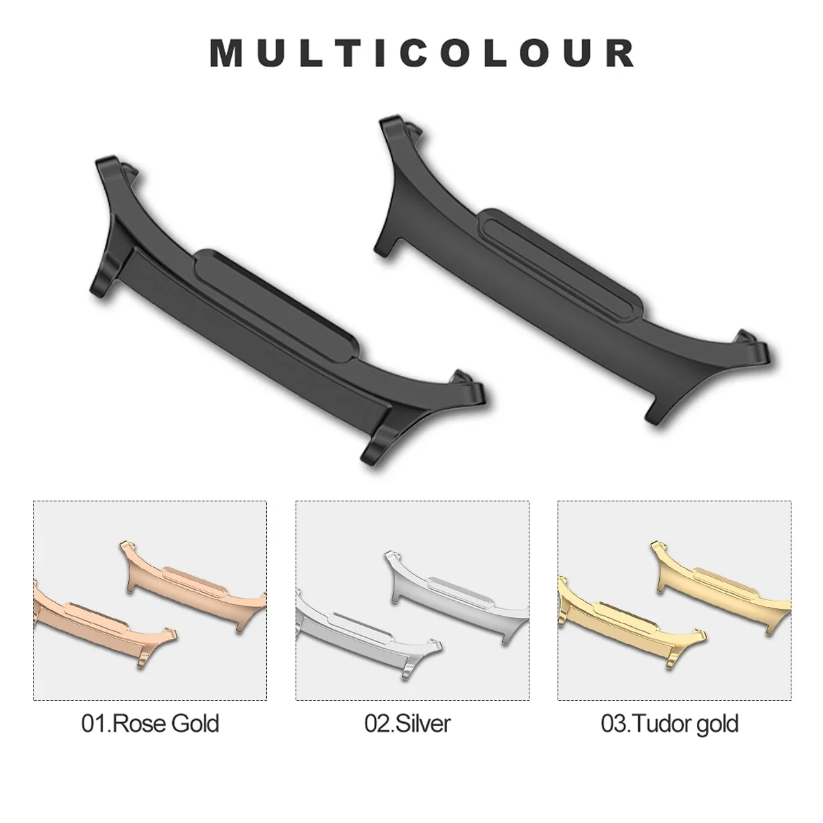 2 pezzi connettori per cinturi - Watch Band Connector recensione e prezzo