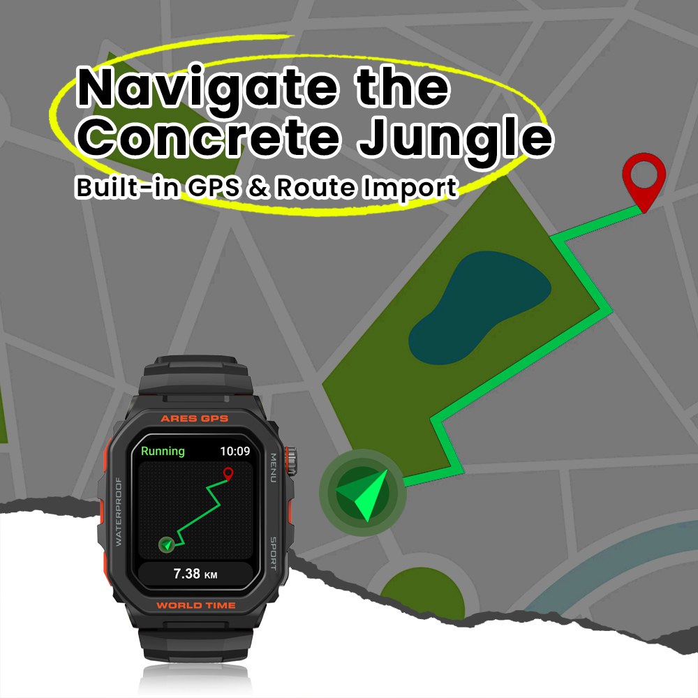 Nuovo Zeblaze Ares GPS Smart W - Smartwatch Face recensione e prezzo