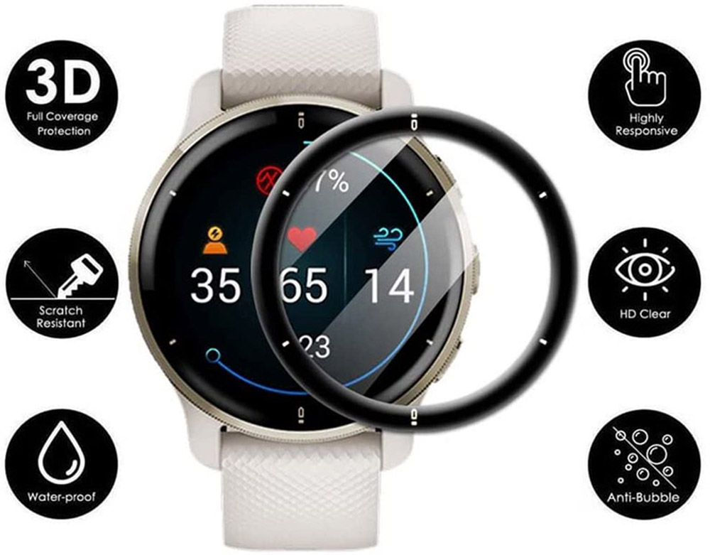 Pellicola protettiva con bordo - Garmin Smartwatch Accessories recensione e prezzo