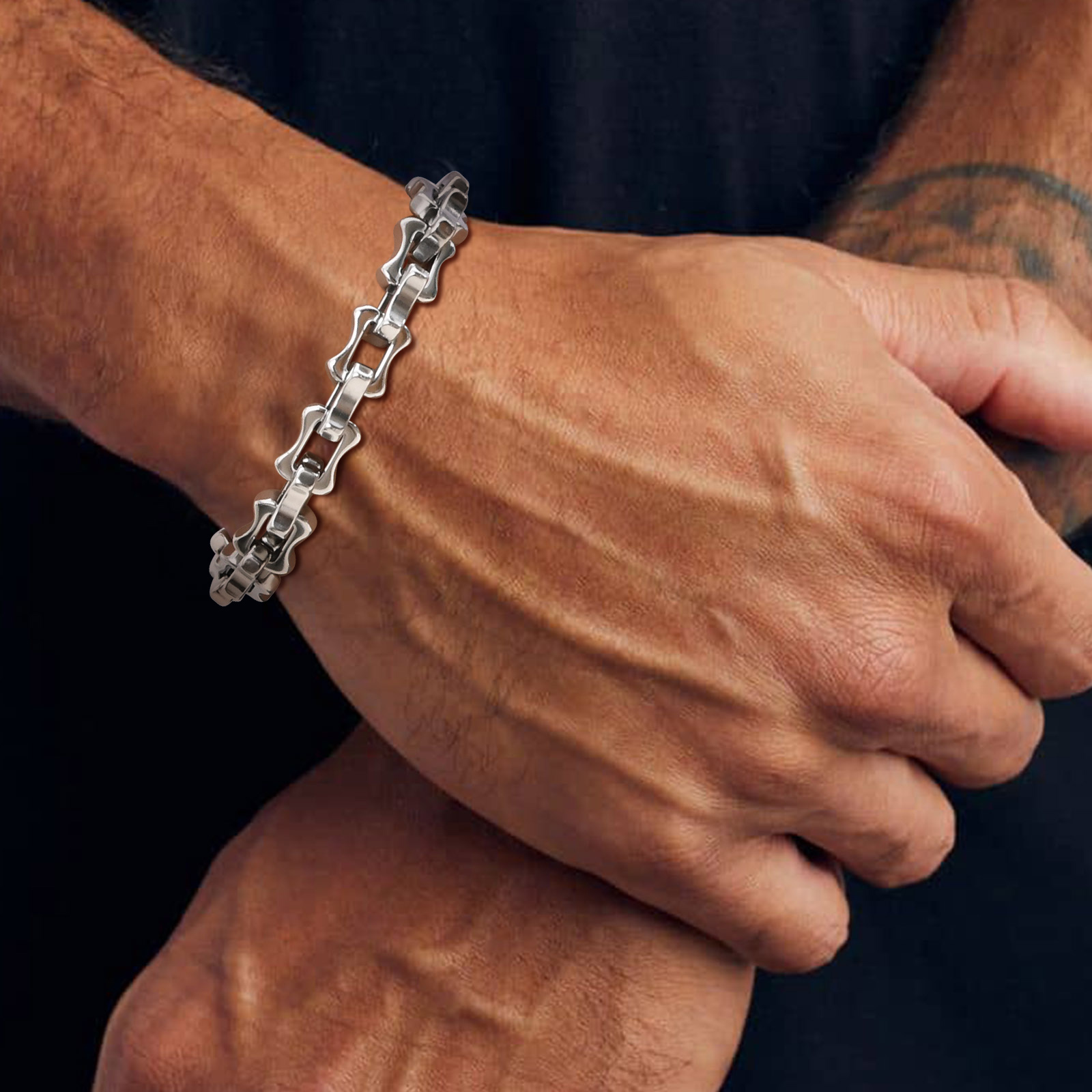 Bracciali a catena da uomo pes - Ceramic Link Bracelet recensione e prezzo